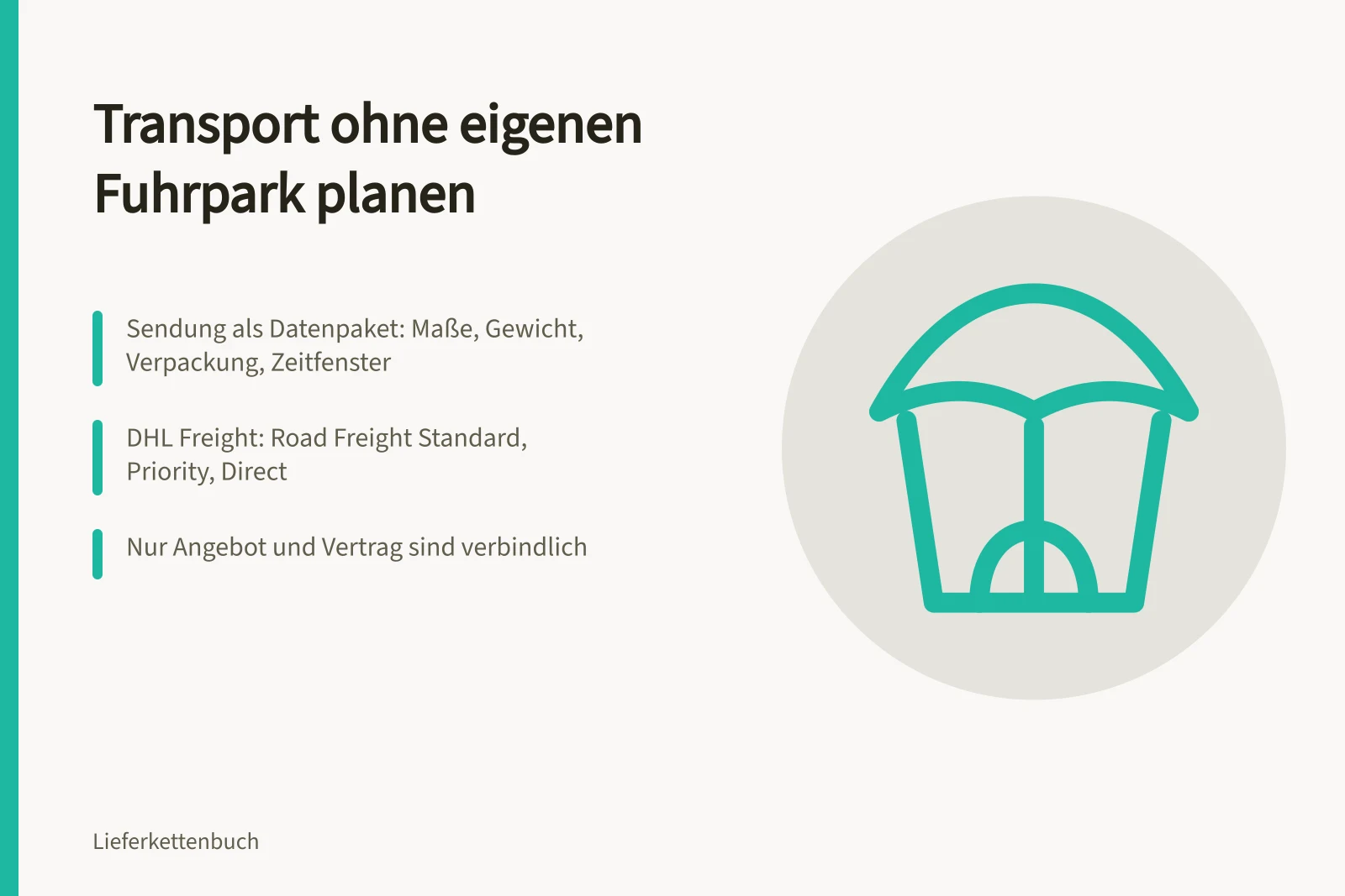 Karte zur Planung von Transporten ohne eigenen Fuhrpark